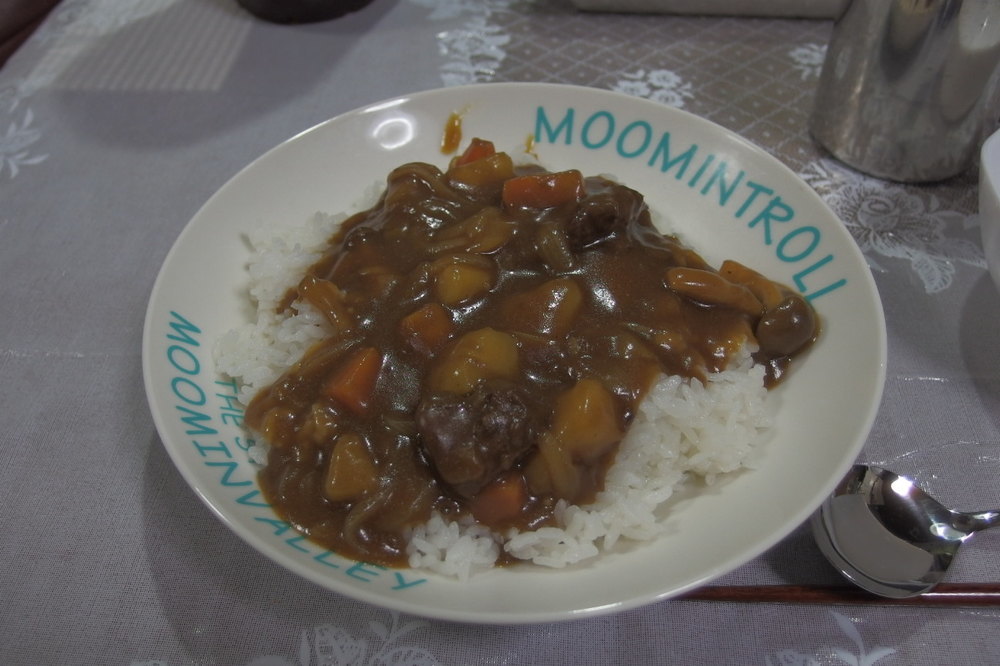 食欲が落ちて体力も落ちた夏の夕食は ビーフ カレー 今日もおいしく ご飯食べたよ